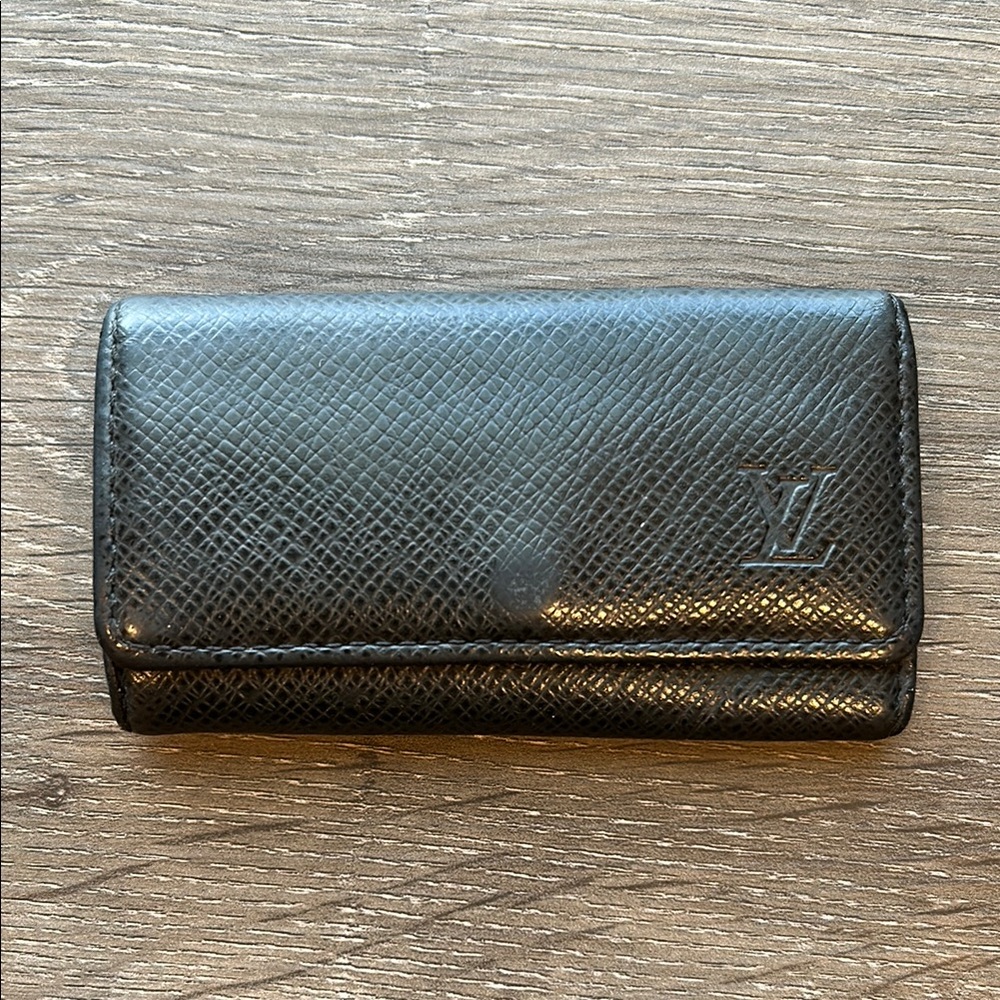 Louis Vuitton Taiga Leather Key Case